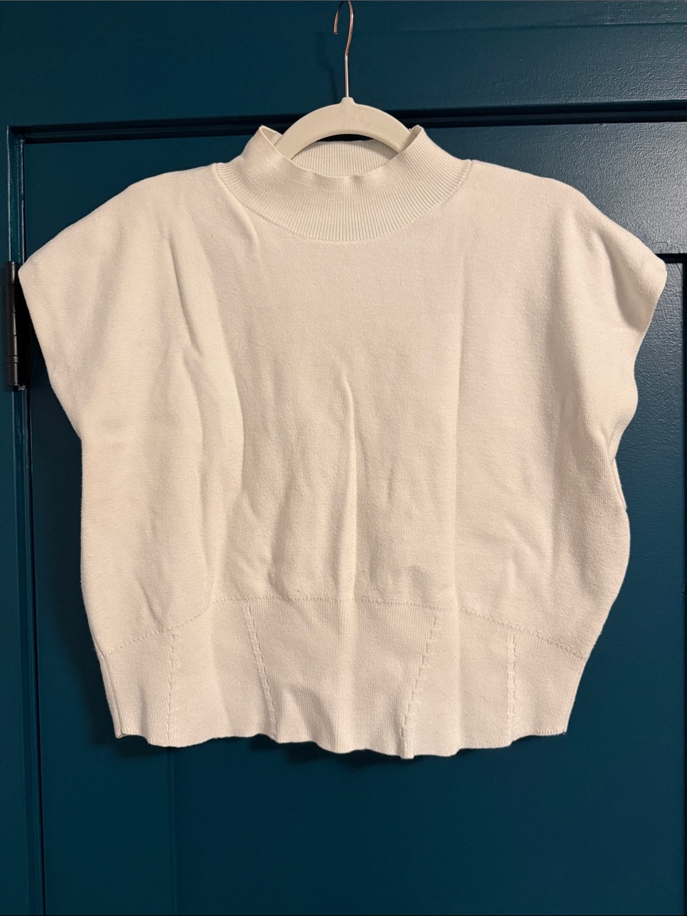 Pilcro Sleeveless Mock Turtleneck Knit Top